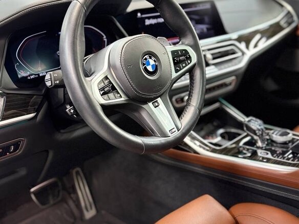 2020 BMW X7 40i I (G07), синий, 6600000 рублей - вид 15