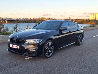 2018 BMW 5 серии 530i xDrive VII (G30/G31/G38), чёрный, 3315000 рублей, вид 3