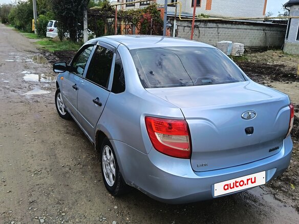 2012 Lada (ВАЗ) Granta I, голубой, 240000 рублей - вид 5