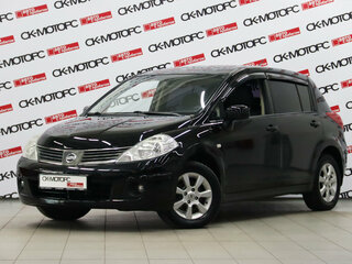 2008 Nissan Tiida I, чёрный, 525250 рублей, вид 1