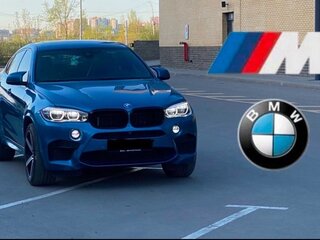 2015 BMW X6 M II (F86), голубой, 3650000 рублей, вид 2