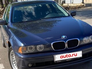 2003 BMW 5 серии 525i IV (E39) Рестайлинг, синий, 1000000 рублей, вид 3