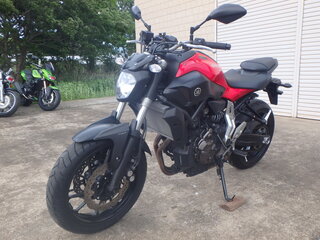 2014 Yamaha MT-07 (FZ-07), красный, 720000 рублей, вид 2