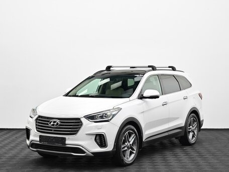 2017 Hyundai Santa Fe III Рестайлинг, белый, 2035000 рублей, вид 3