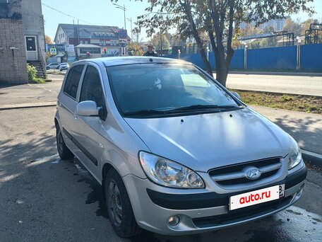 2007 Hyundai Getz I Рестайлинг, серебристый, 490000 рублей, вид 1