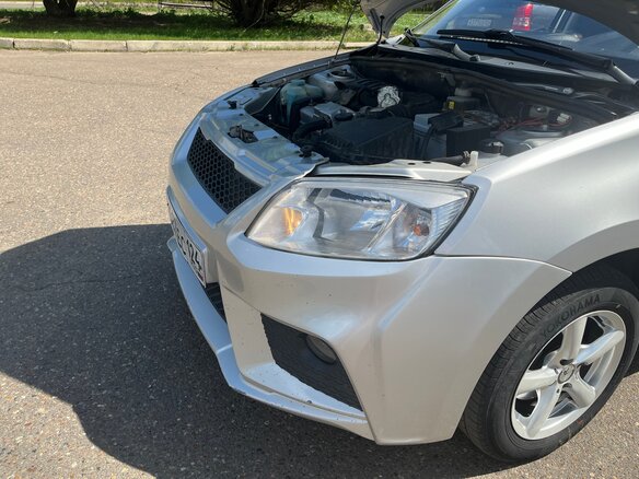 2012 Lada (ВАЗ) Granta I, серебристый, 390000 рублей - вид 7