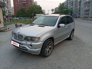 2001 BMW X5 4.4i I (E53), серебристый, 700000 рублей, вид 1