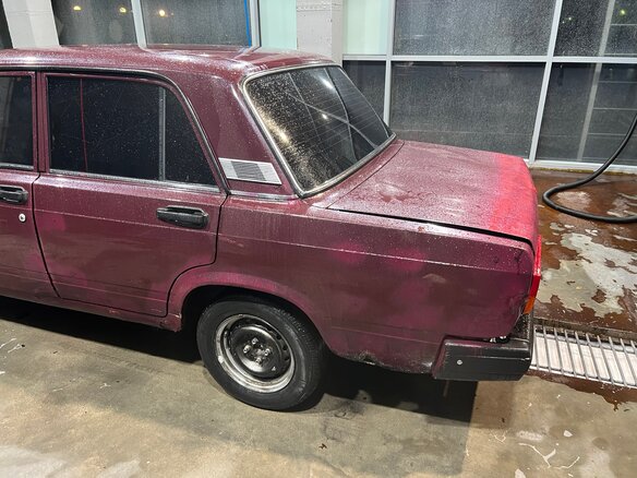 2007 Lada (ВАЗ) 2107, пурпурный, 95000 рублей - вид 6