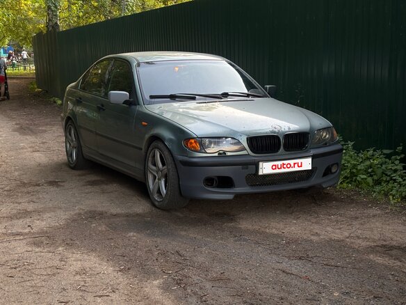 2004 BMW 3 серии 318i IV (E46) Рестайлинг, зелёный, 400000 рублей - вид 3