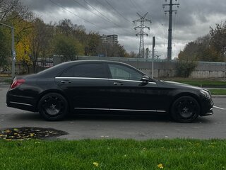 2019 Mercedes-Benz S-Класс 350 d Long VI (W222, C217) Рестайлинг, чёрный, 4160000 рублей, вид 4