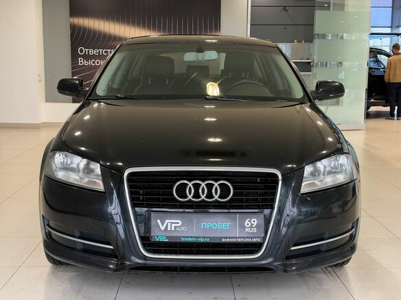 2010 Audi A3 II (8P) Рестайлинг 2, чёрный, 737000 рублей - вид 1