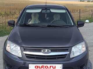 2016 Lada (ВАЗ) Granta I, серебристый, 370000 рублей, вид 1