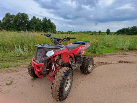 2022 Wels Thunder 125, красный, 99999 рублей, вид 4