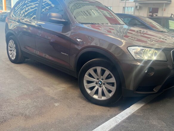 2013 BMW X3 20d xDrive II (F25), коричневый, 2300000 рублей - вид 4