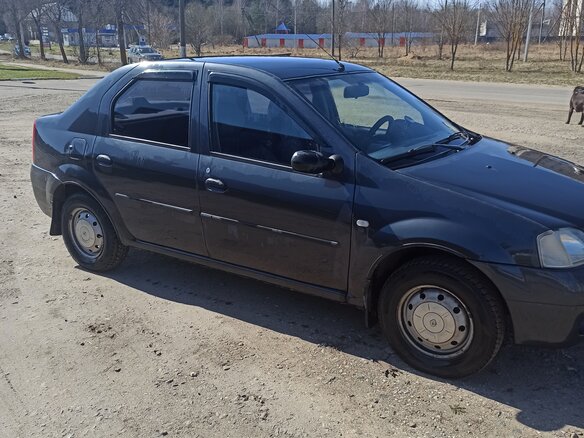 2008 Renault Logan I, серый, 340000 рублей - вид 4