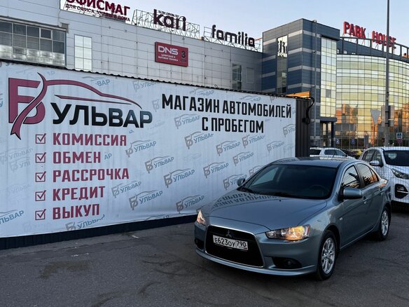 2011 Mitsubishi Lancer X Рестайлинг, серый - вид 6