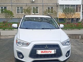 2013 Mitsubishi ASX I Рестайлинг, белый, 1350000 рублей, вид 2