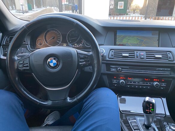 2012 BMW 5 серии 528i xDrive VI (F10/F11/F07), синий - вид 7