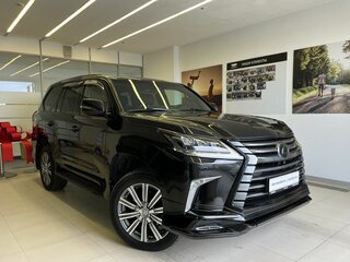 2017 Lexus LX 570 III Рестайлинг 2, чёрный, 7770000 рублей, вид 3