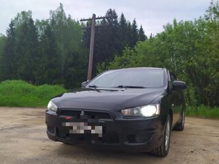 2008 Mitsubishi Lancer X, чёрный, 525000 рублей, вид 1