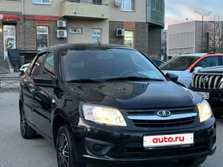 2017 Lada (ВАЗ) Granta I, чёрный, 460000 рублей, вид 4