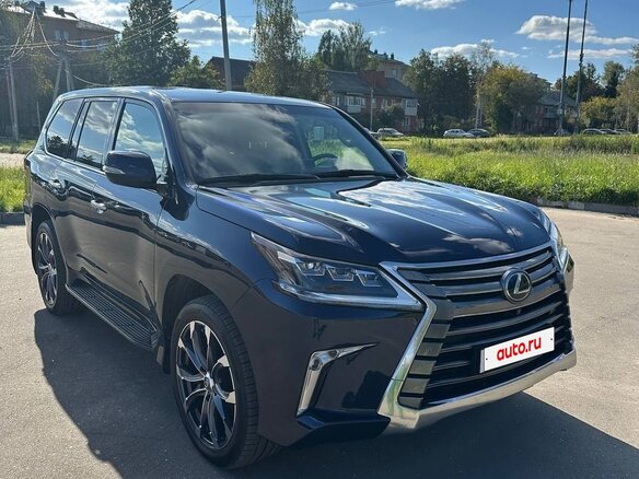 2016 Lexus LX 450d III Рестайлинг 2, синий, 7700000 рублей - вид 7