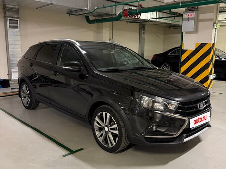 2018 Lada (ВАЗ) Vesta SW Cross I, чёрный, 1050000 рублей, вид 1