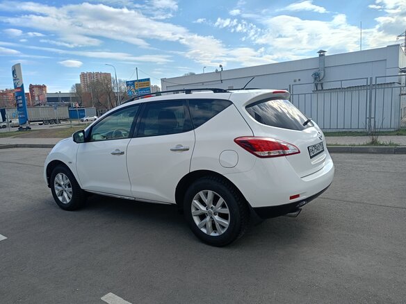 2014 Nissan Murano II (Z51) Рестайлинг 2, белый, 1390000 рублей - вид 3