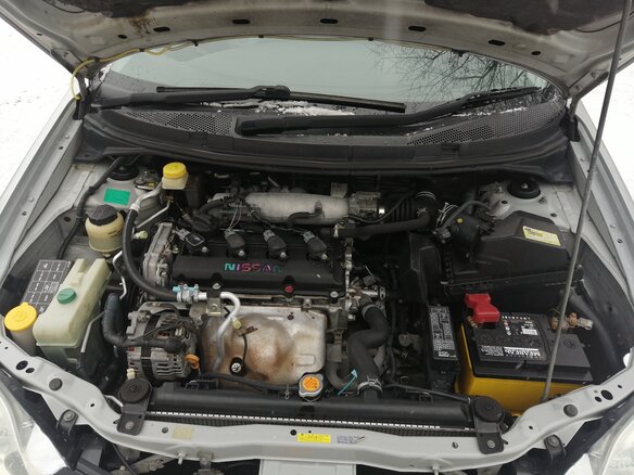 2001 Nissan Primera III (P12), серебристый - вид 6