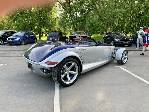 2001 Chrysler Prowler, серебристый - вид 8