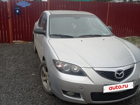2008 Mazda 3 I (BK) Рестайлинг, серый, 570000 рублей - вид 1