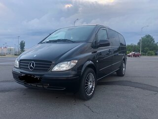 2010 Mercedes-Benz Vito 111 CDI L2 II (W639), чёрный, 1500000 рублей, вид 1