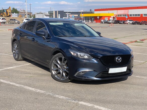 2015 Mazda 6 III (GJ) Рестайлинг, синий, 1630000 рублей - вид 3