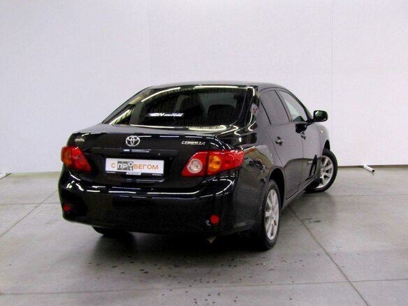2008 Toyota Corolla AMT X (E140, E150), чёрный - вид 2