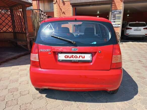 2007 Kia Picanto I Рестайлинг, красный, 470000 рублей - вид 4