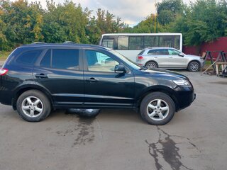 2008 Hyundai Santa Fe II, чёрный, 1285000 рублей, вид 4