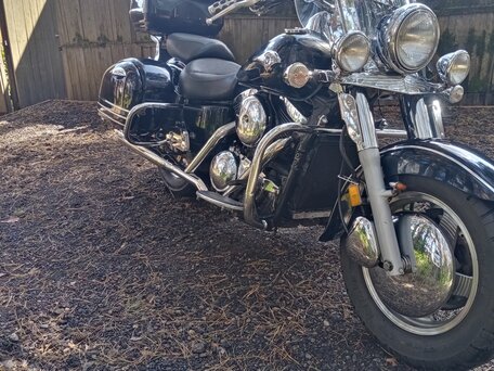 2000 Kawasaki VN1500 Vulcan, чёрный, 550000 рублей, вид 2