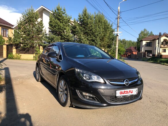 2014 Opel Astra J Рестайлинг, чёрный, 1050000 рублей