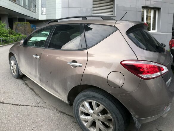 2013 Nissan Murano II (Z51) Рестайлинг 2, бежевый - вид 3