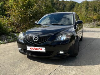 2008 Mazda 3 I (BK) Рестайлинг, чёрный, 465000 рублей, вид 3
