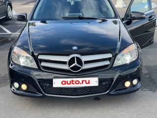 2007 Mercedes-Benz C-Класс 180 Kompressor III (W204), чёрный, 915000 рублей, вид 2