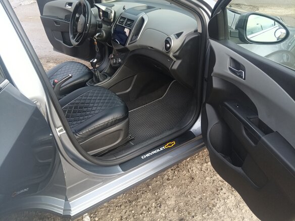 2013 Chevrolet Aveo II, серый - вид 7