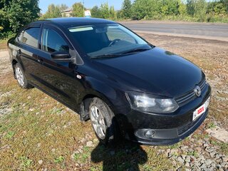 2012 Volkswagen Polo V, чёрный, 530000 рублей, вид 3