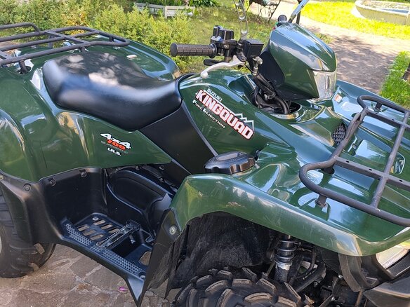 2005 Suzuki KingQuad 700, зелёный, 870000 рублей - вид 5