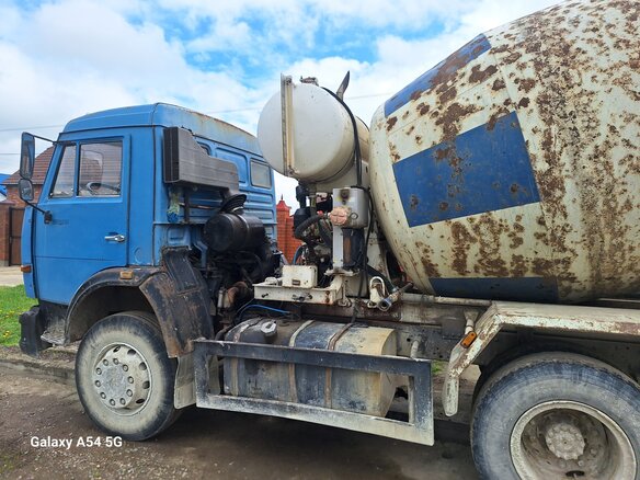 2007 КамАЗ Автобетоносмеситель, синий, 1300000 рублей - вид 3