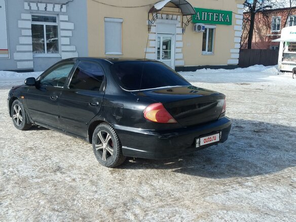 2008 Kia Spectra I Рестайлинг 2, чёрный - вид 5