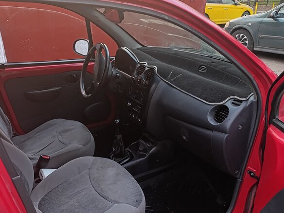2013 Daewoo Matiz I Рестайлинг, красный, 149000 рублей - вид 4
