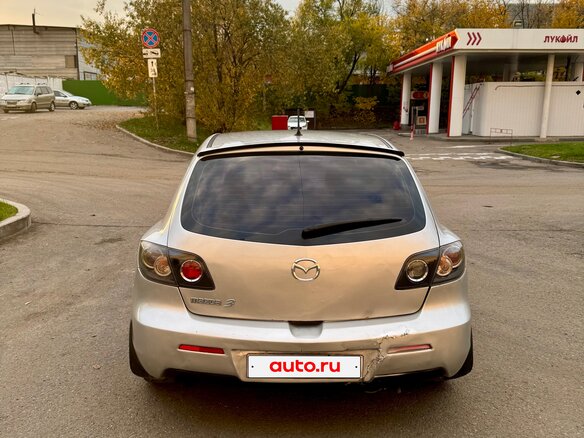 2007 Mazda 3 I (BK) Рестайлинг, серебристый, 230000 рублей - вид 5