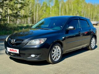 2008 Mazda 3 I (BK) Рестайлинг, чёрный, 499000 рублей, вид 4