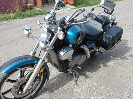 1994 Kawasaki VN1500 Vulcan, синий, 390000 рублей, вид 5